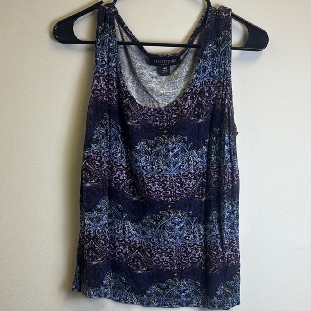 Tank Top with Bohemian Print Perceptions Women’s